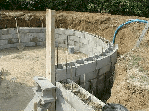 Maçonnerie arrondit