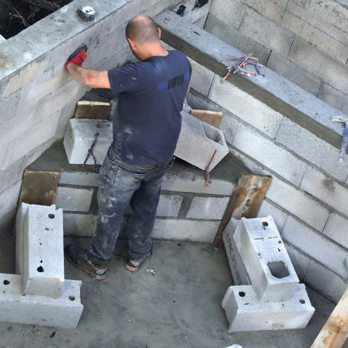 Creation de Maçonnerie monobloc