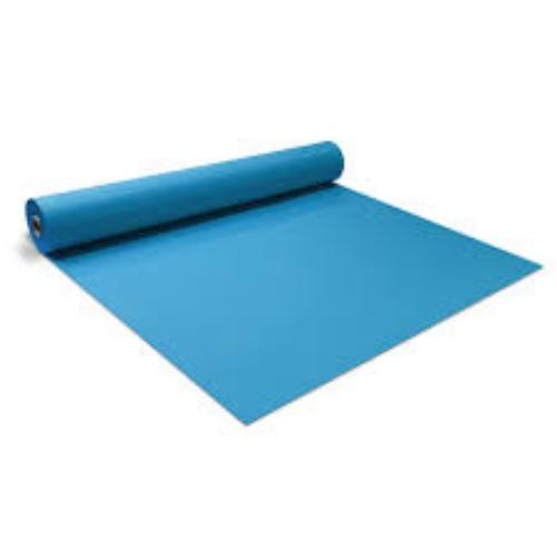 Rouleau de PVC arme bleu foncé