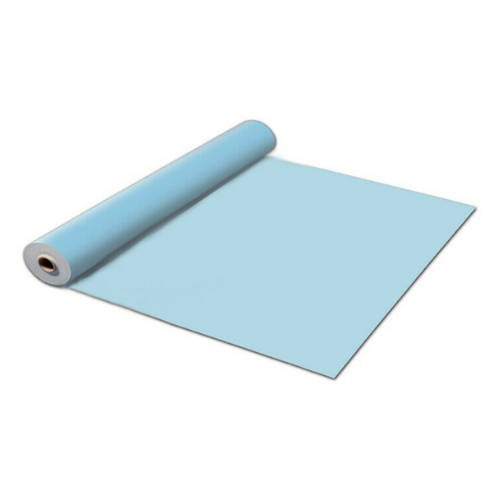 Rouleau de PVC arme bleu clair